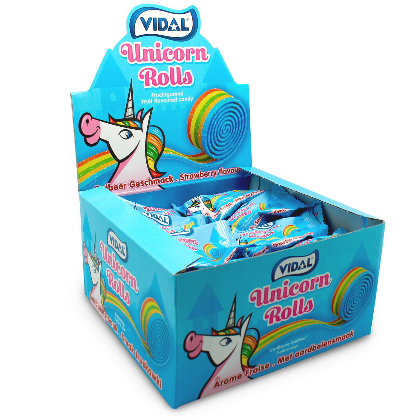 Vidal Unicorn Rolls 24x19g