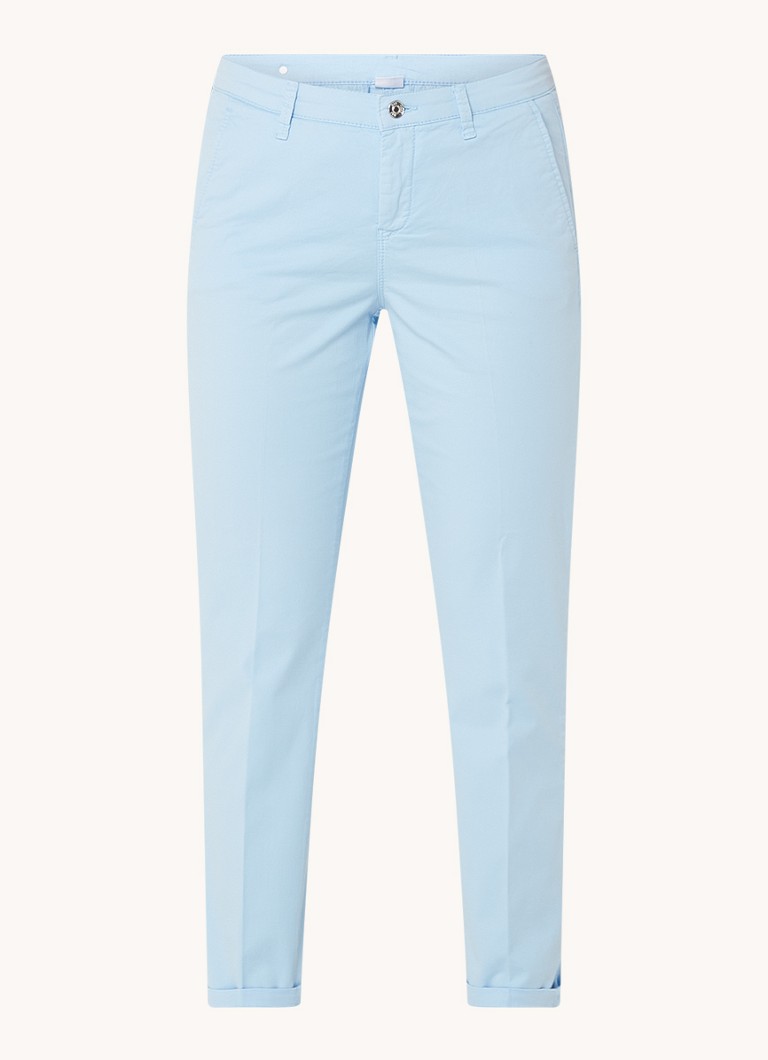 MAC Jeans Mid waist slim fit cropped chino with side pockets and stretch
