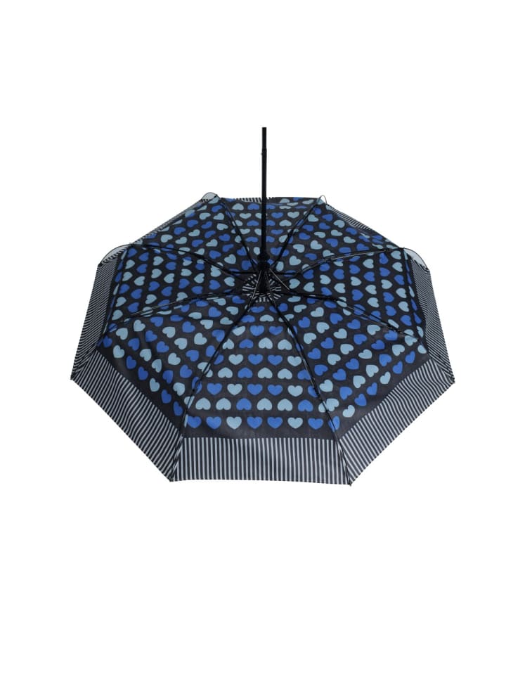 COFI 1453 Teleskop Taschenschirm mit Schutzhülle ø100 cm Wind- und Regenfest in Blau günstig kaufen onesize