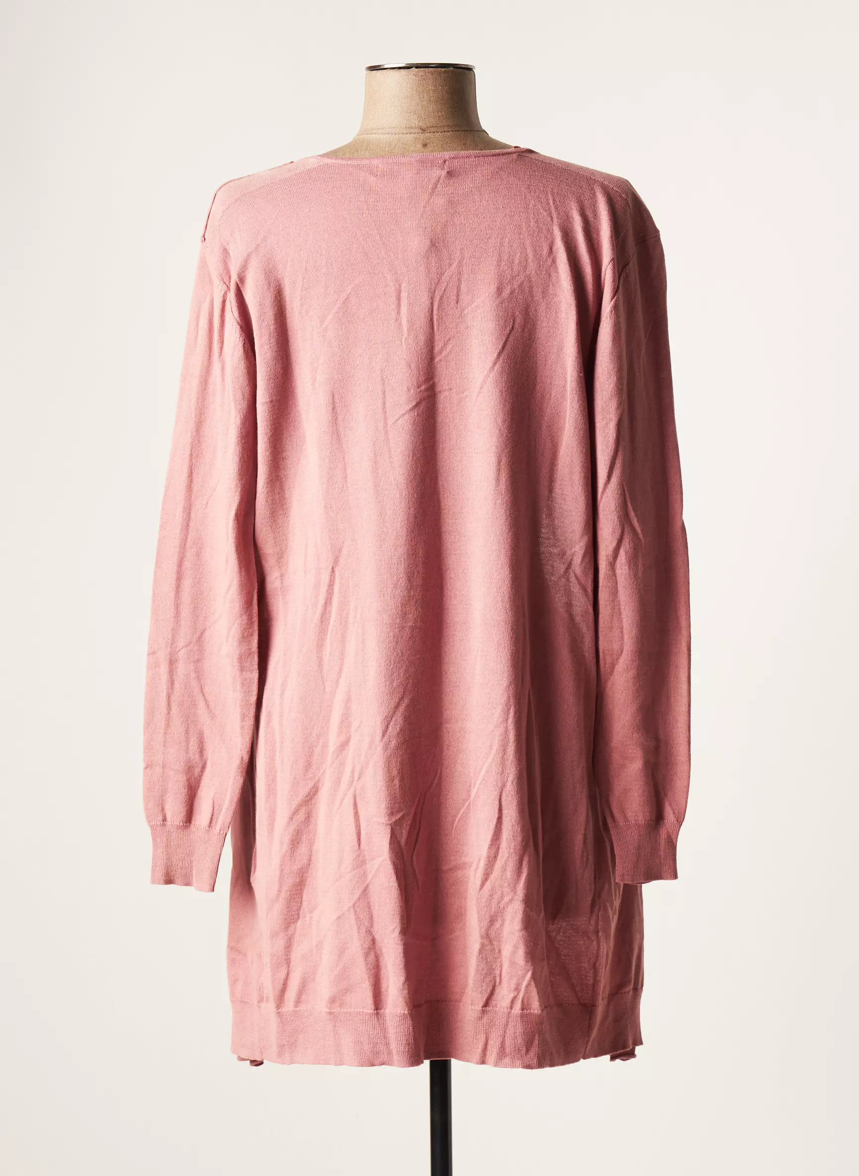 Sandwich Cardigans Femme couleur rose