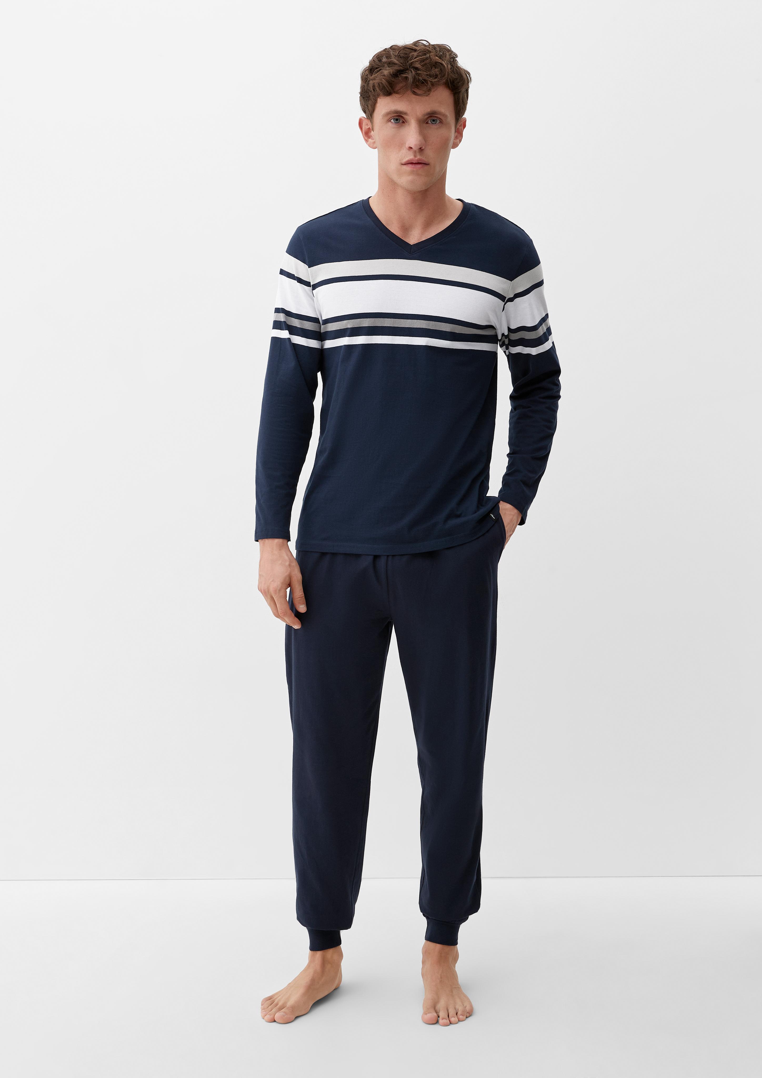 Pyjama mit Streifen  6007554-58B1
