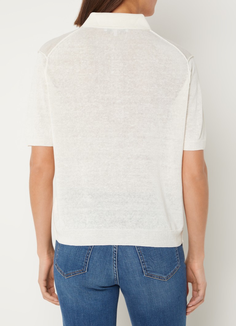 Polo Gerard Darel Lana in misto lino a maglia fine