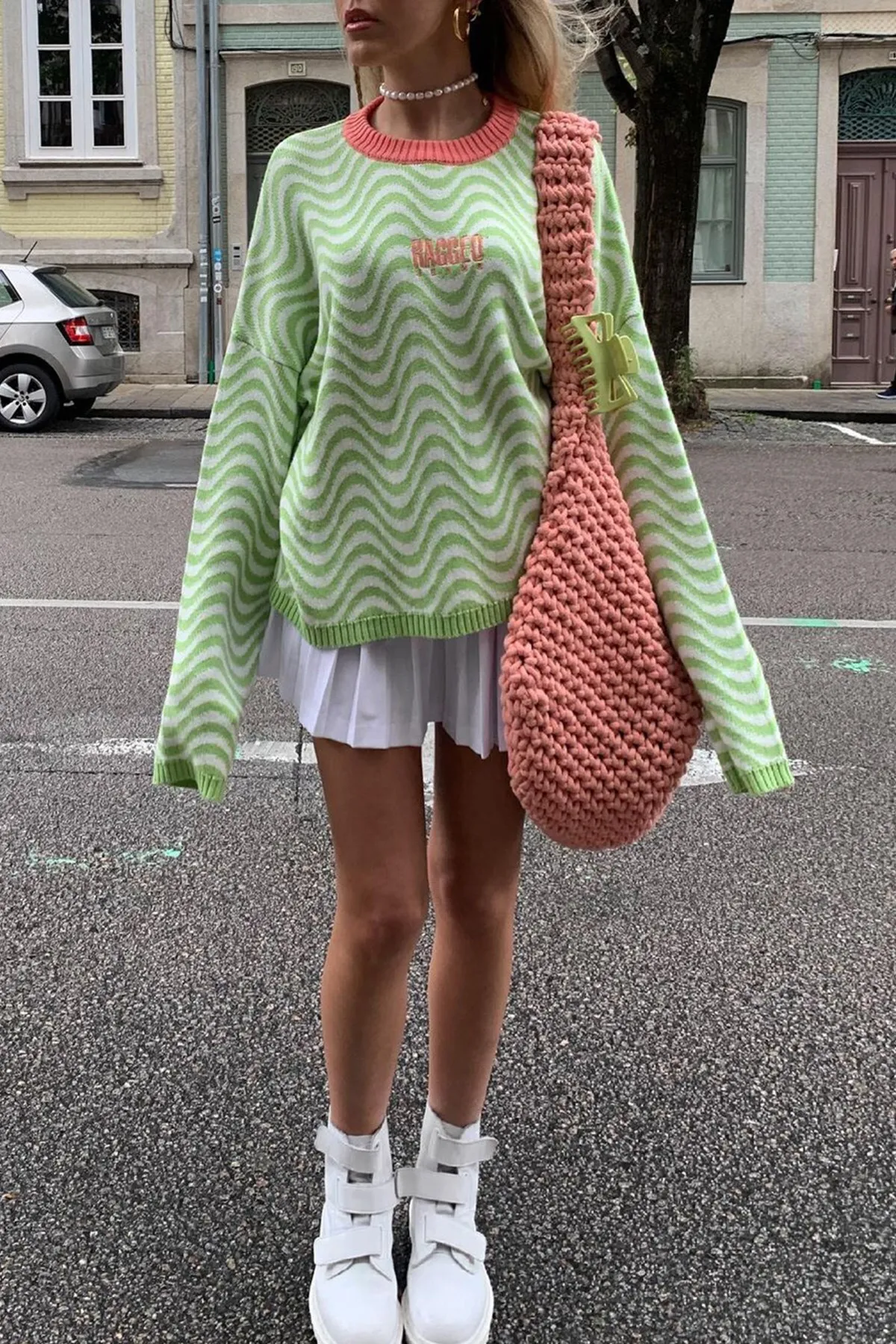 Madmext  Pullover - Grün - Regular Fit