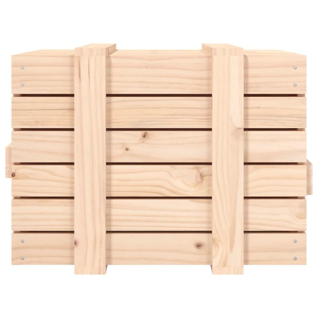 vidaXL Aufbewahrungsbox Truhe 58x40,5x42 cm Massivholz Kiefer (1 St)