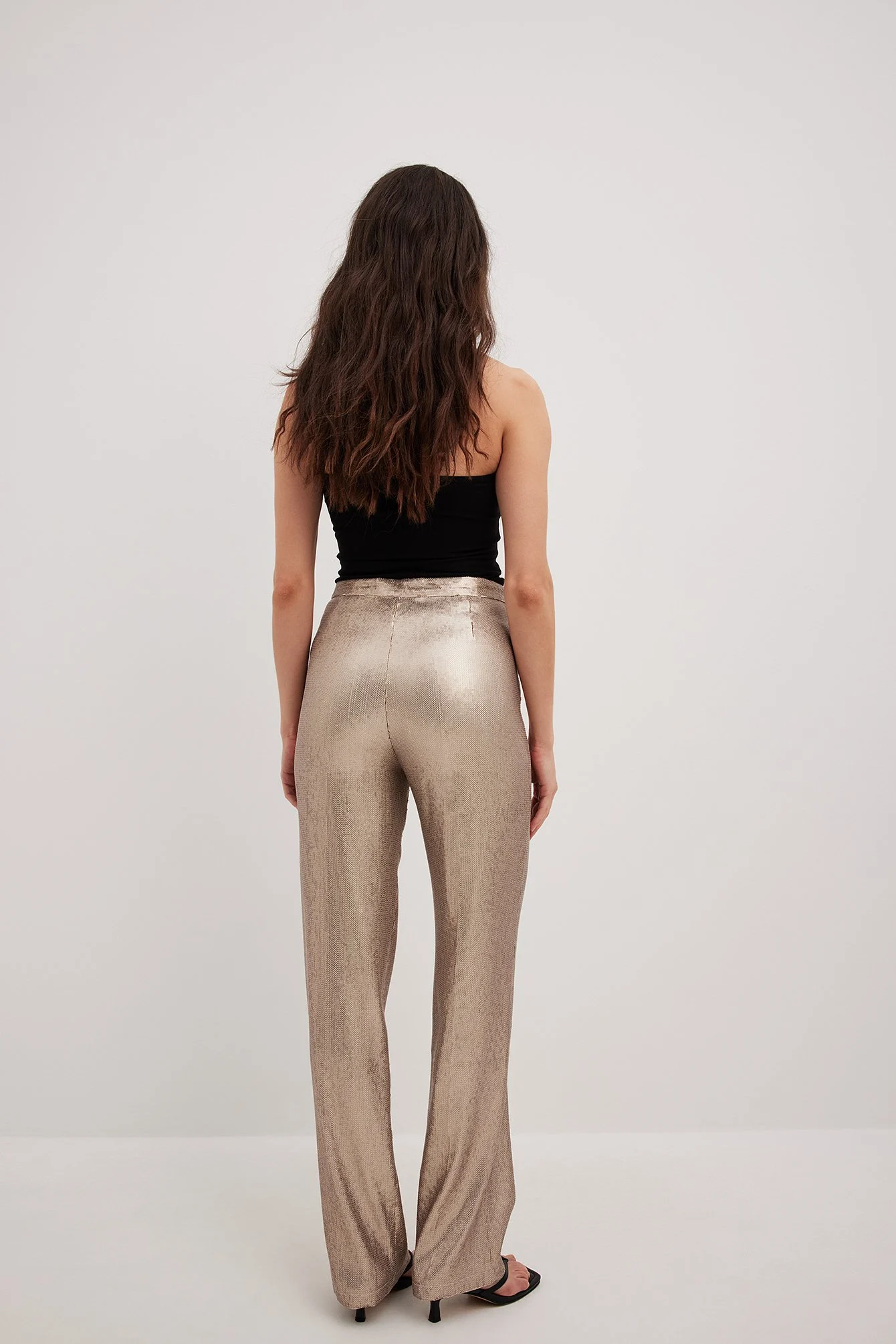 Anzughose mit mittelhoher Taille
