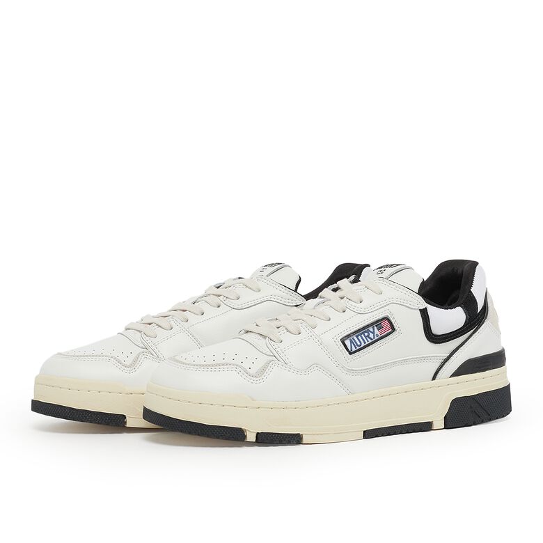 Autry CLC Low mult/mat wht/blk