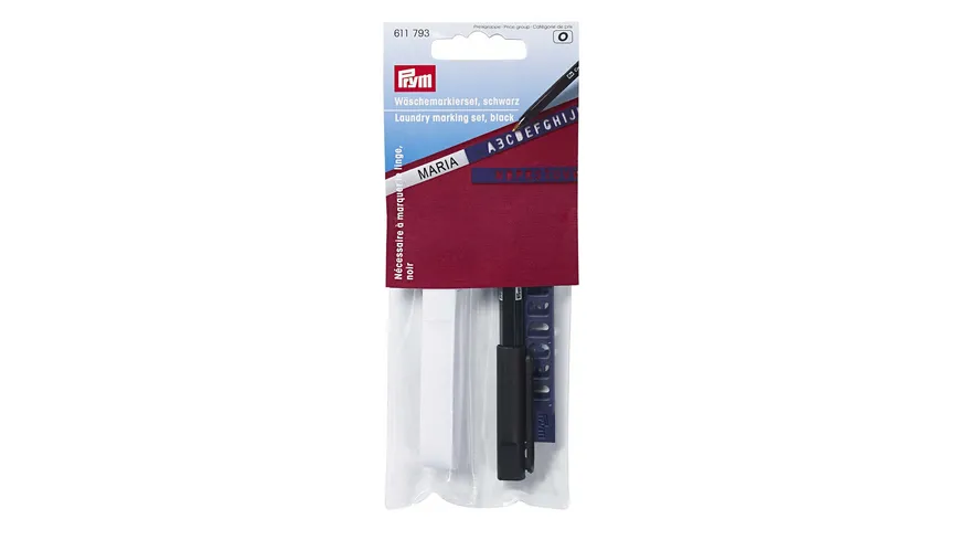 Prym Wäschemarkierset 3 m