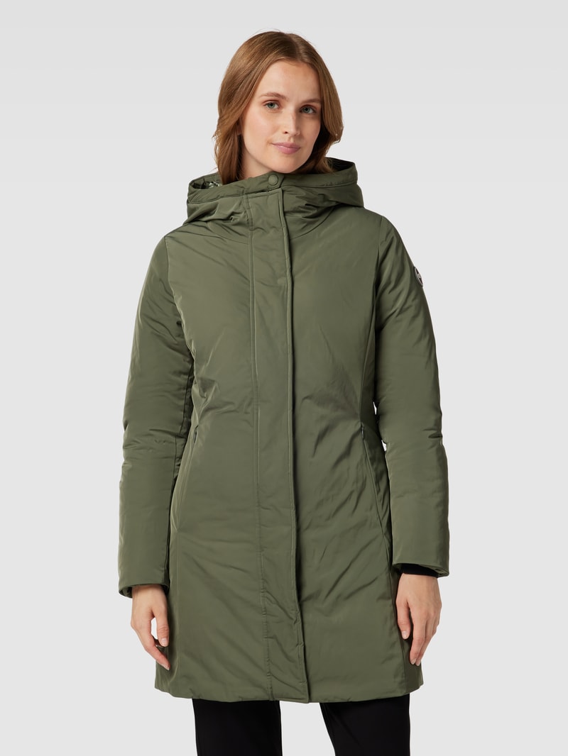 Parka mit Kapuze in olivgrün
