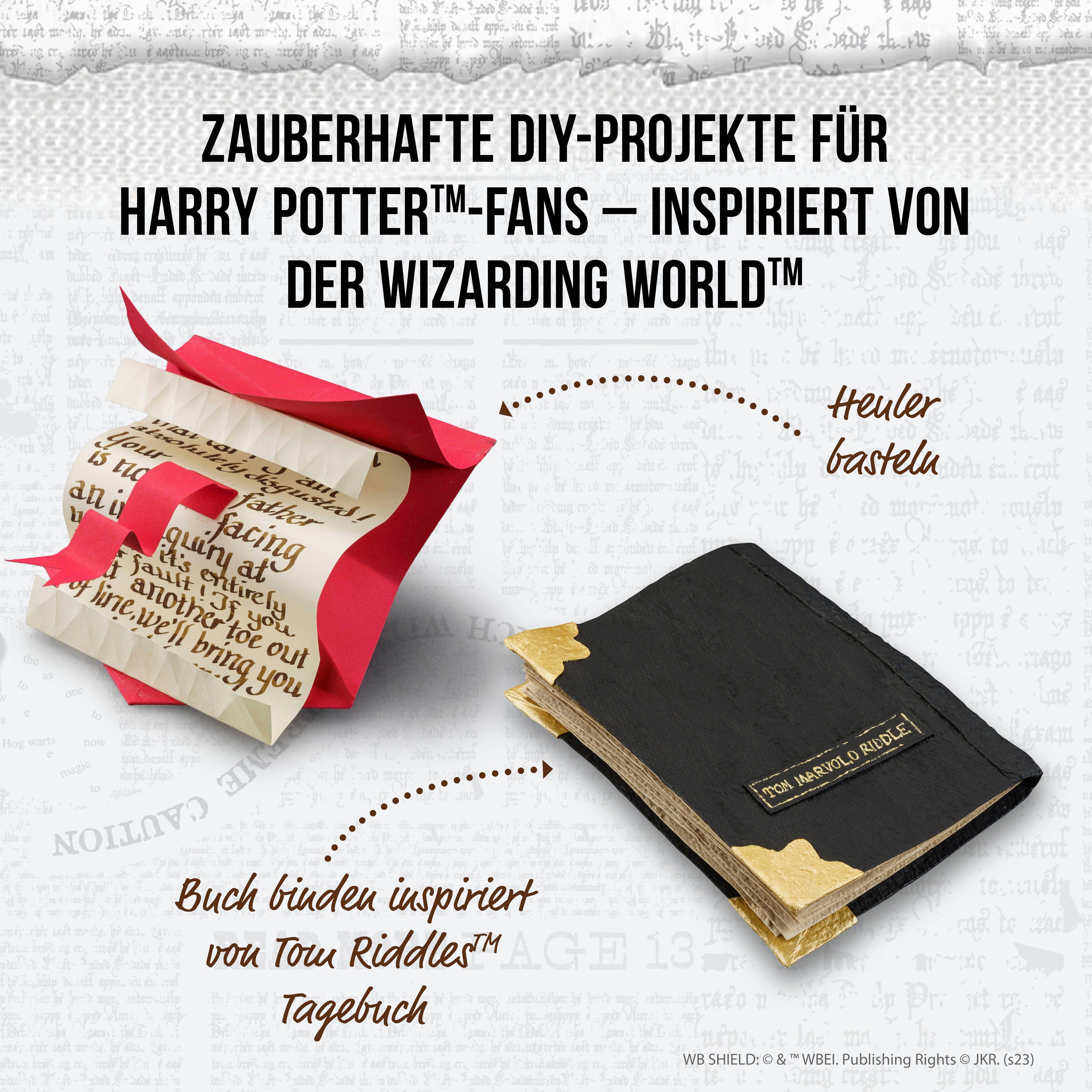 Kosmos Kreativset AllesKönnerKiste, Harry Potter - Bastelbox Brief und Siegel