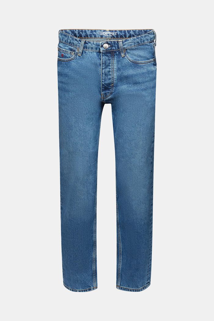 Lockere Retro-Jeans mit mittlerer Bundhöhe