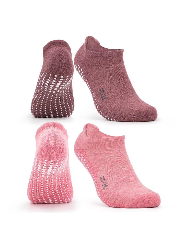 Occulto 2er Pack Yogasocken Mady in Pink-Rot günstig kaufen 35-38