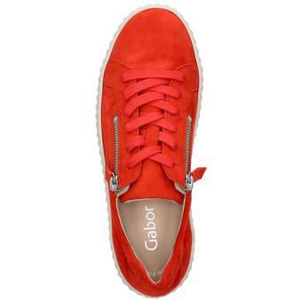 Gabor Plateau Sneaker in orange