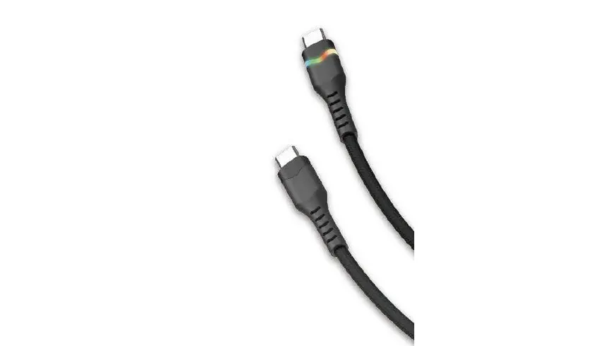 PETER JÄCKEL 1m Powerkabel Charge & Sync 65 W Typ-C/ Typ-C Black
