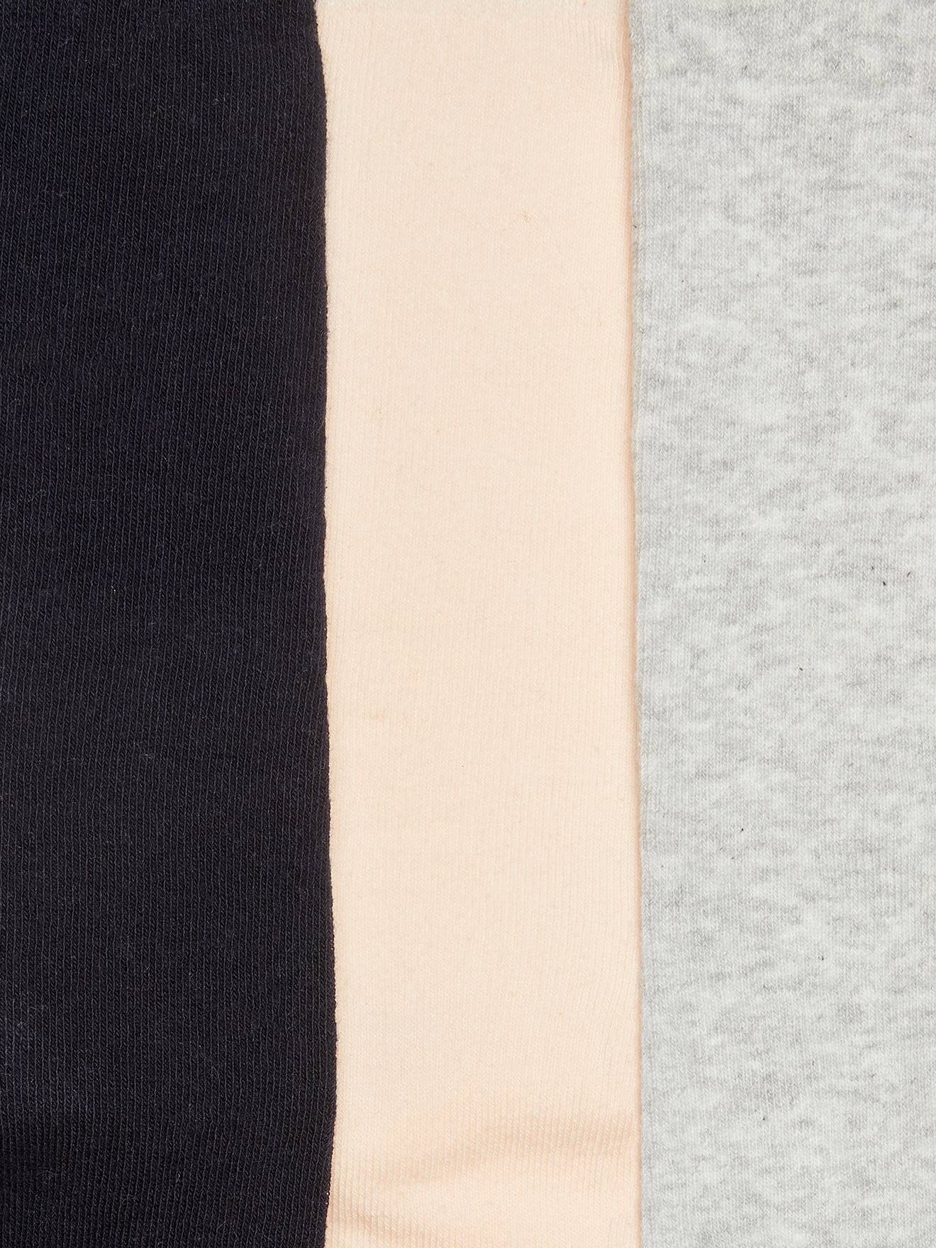 Lot de 3 paires de collants fille BASICS moutarde