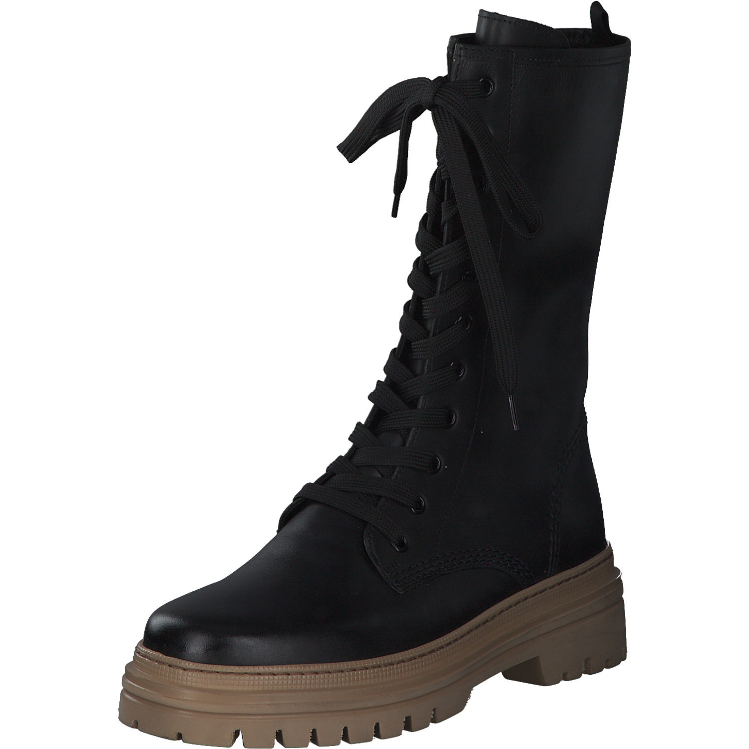 Gabor 91.723, Schnürstiefeletten, Damen, Schwarz (caramel)