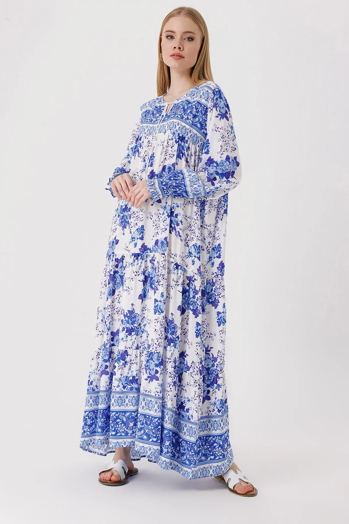 Bigdart  1947 Gemustertes langes Kleid