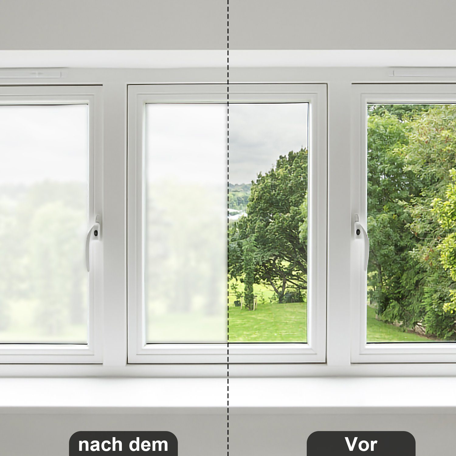 Fensterfolie Sichtschutzfolie Fensterfolie Tönungsfolie Statische, TolleTour