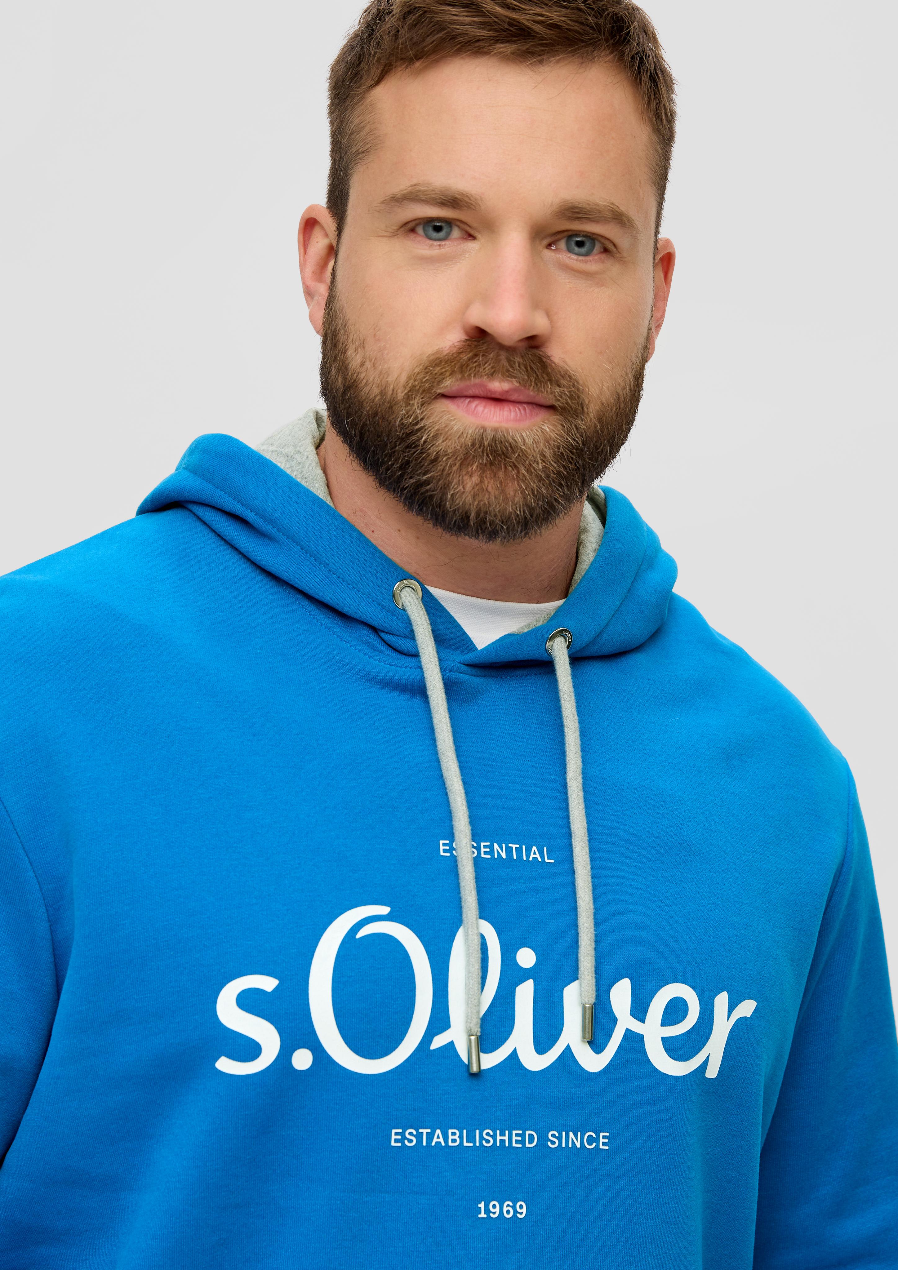 Sweatshirt mit gummiertem Label-Print  2143400-55D1