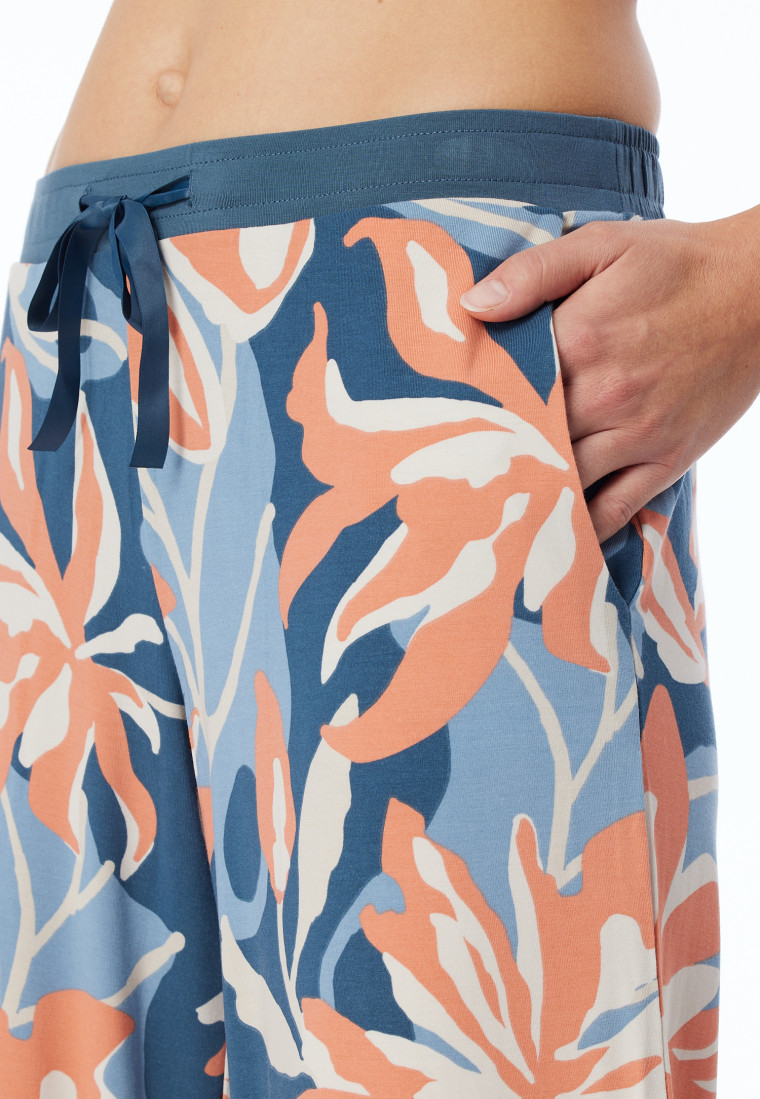 Hose lang Blumen multicolor - Mix+Relax