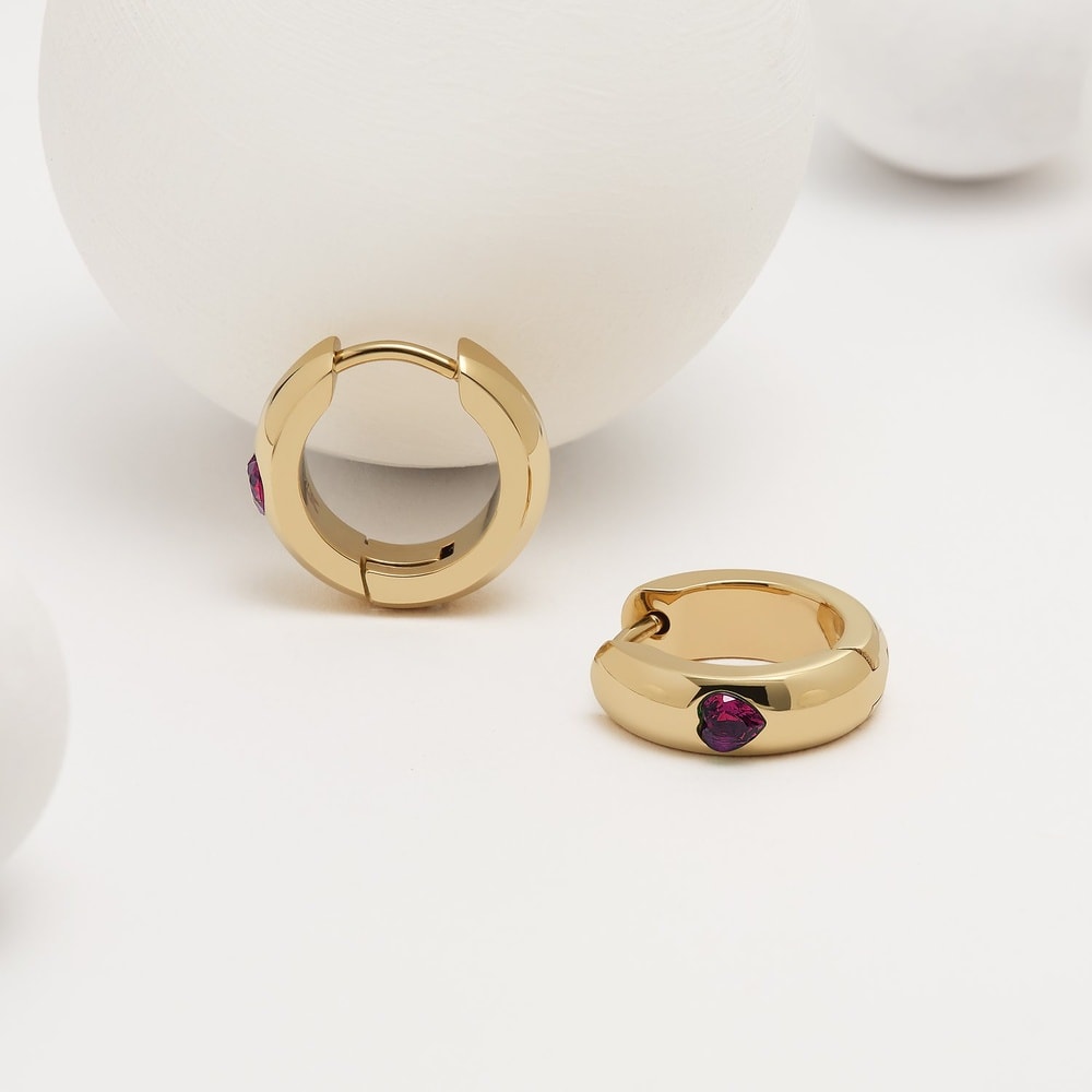 GMK Collection Créoles Acier inoxydable Boucles d'oreilles