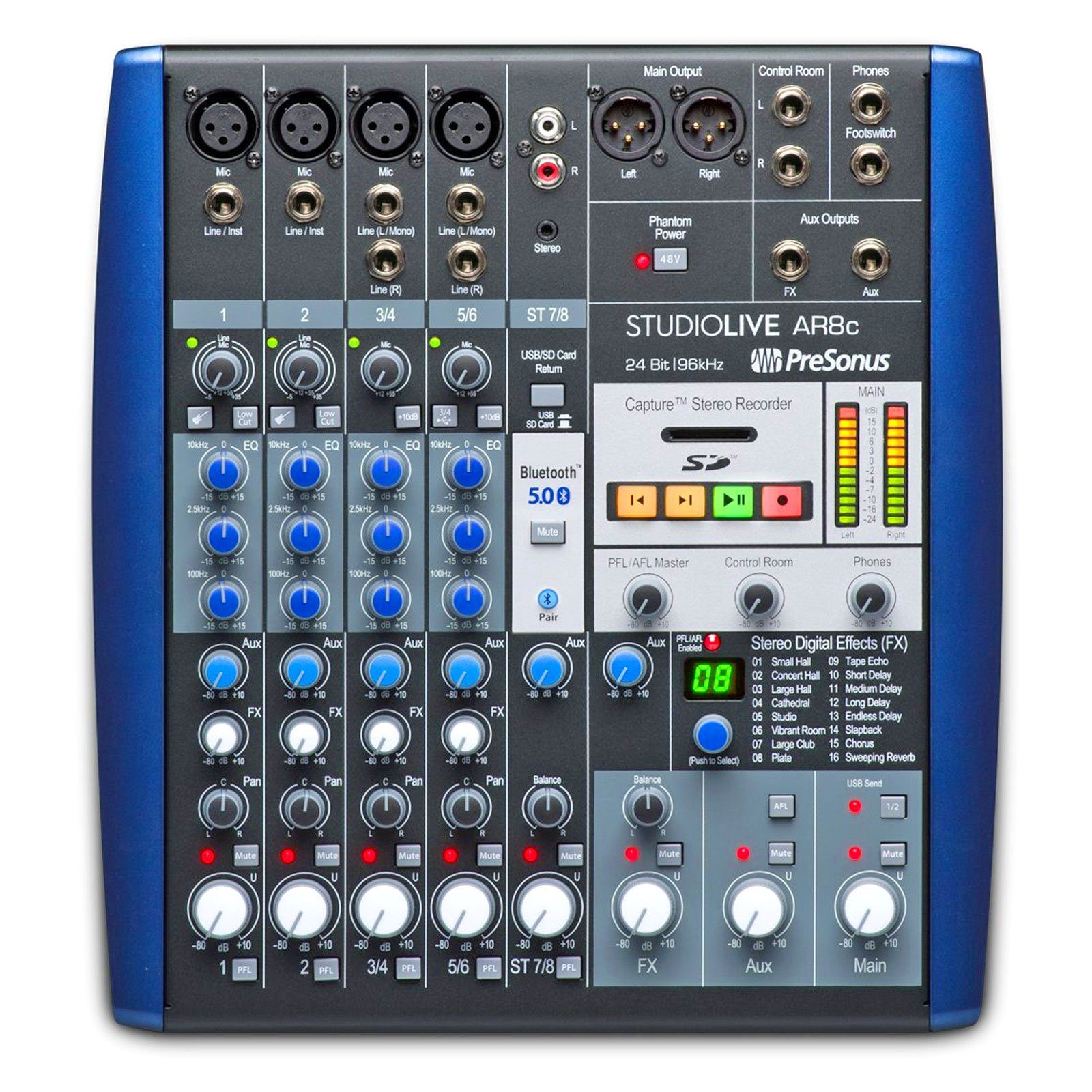 Presonus Mischpult Presonus StudioLive AR8c + Speicherkarte