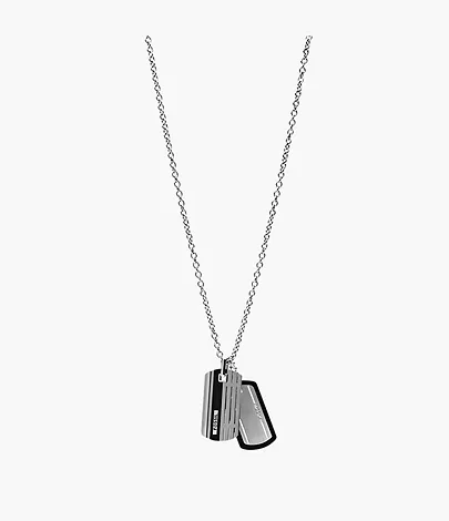 Fossil Herren Kette - Dog Tag