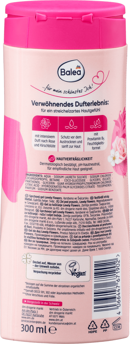 Verwöhndusche Lovely Flowers, 300 ml