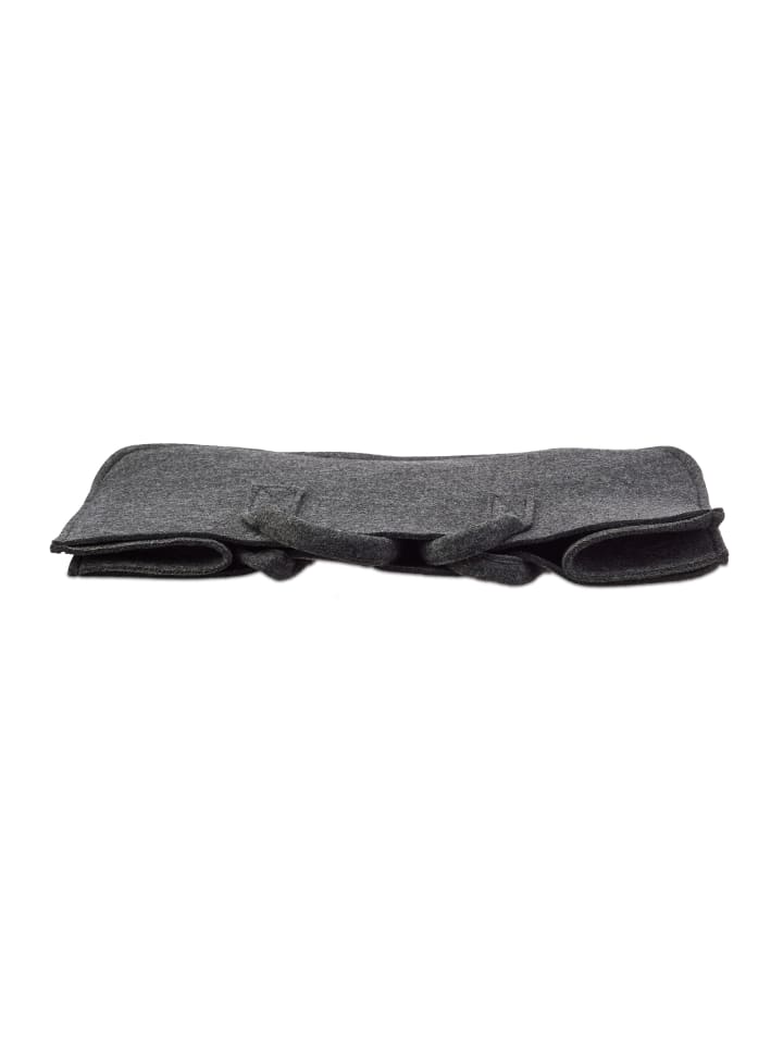 relaxdays 2x Kaminholztasche in Anthrazit - (B)25 x (H)25 x (T)50 cm günstig kaufen onesize