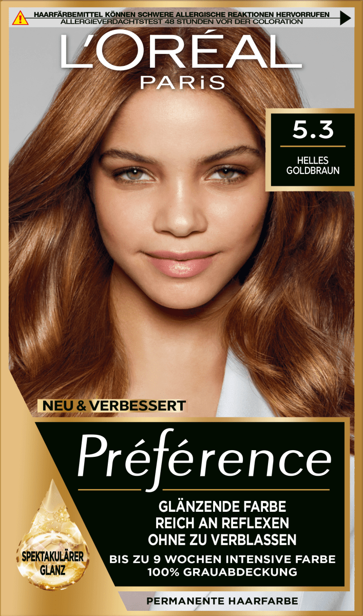 Haarfarbe 5.3 Virginia Helles Goldbraun, 1 St