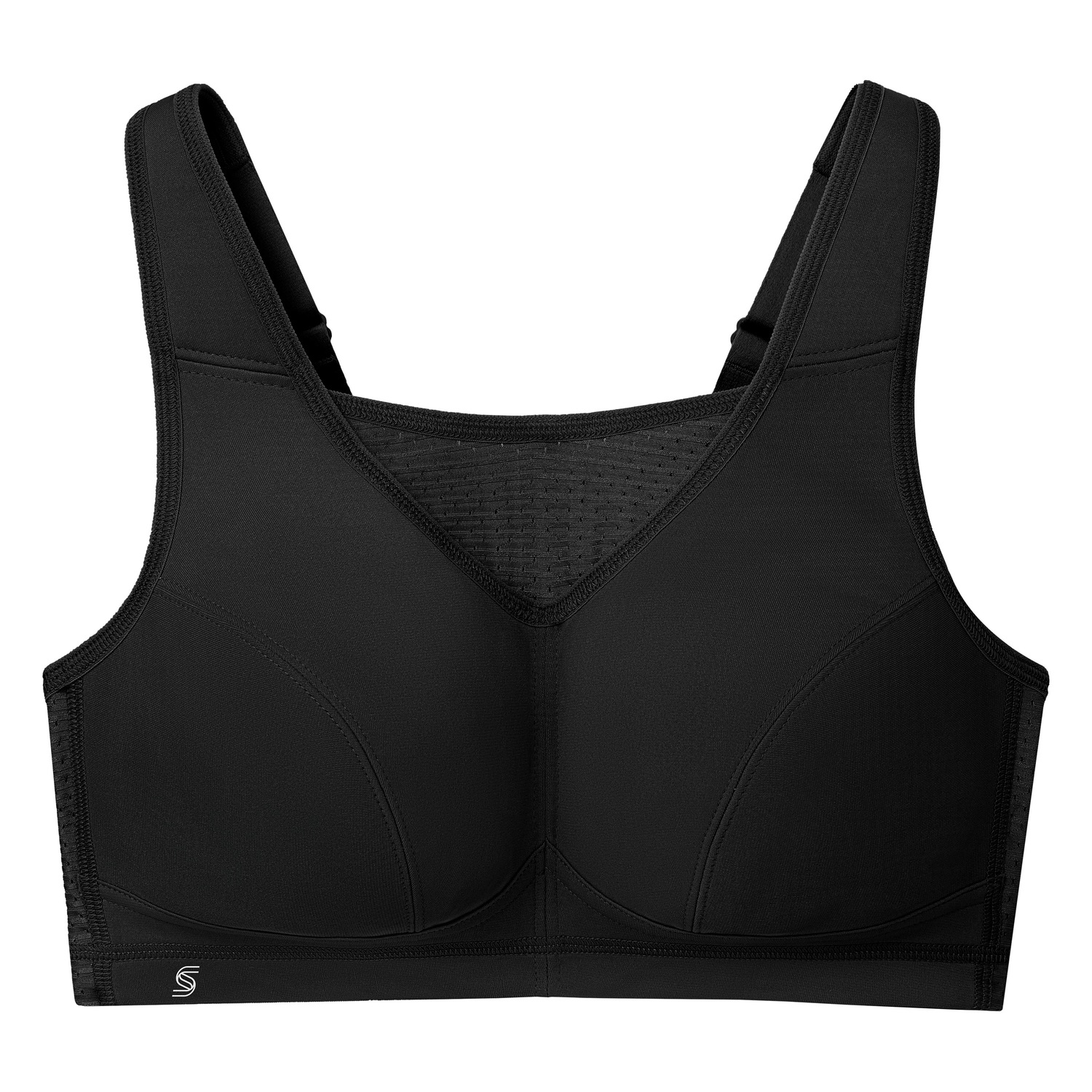 Elite Sport-Bustier mit bestem Halt - Schwarz