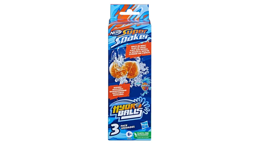 Hasbro - Nerf Super Soaker Hydro Balls 3er-Pack
