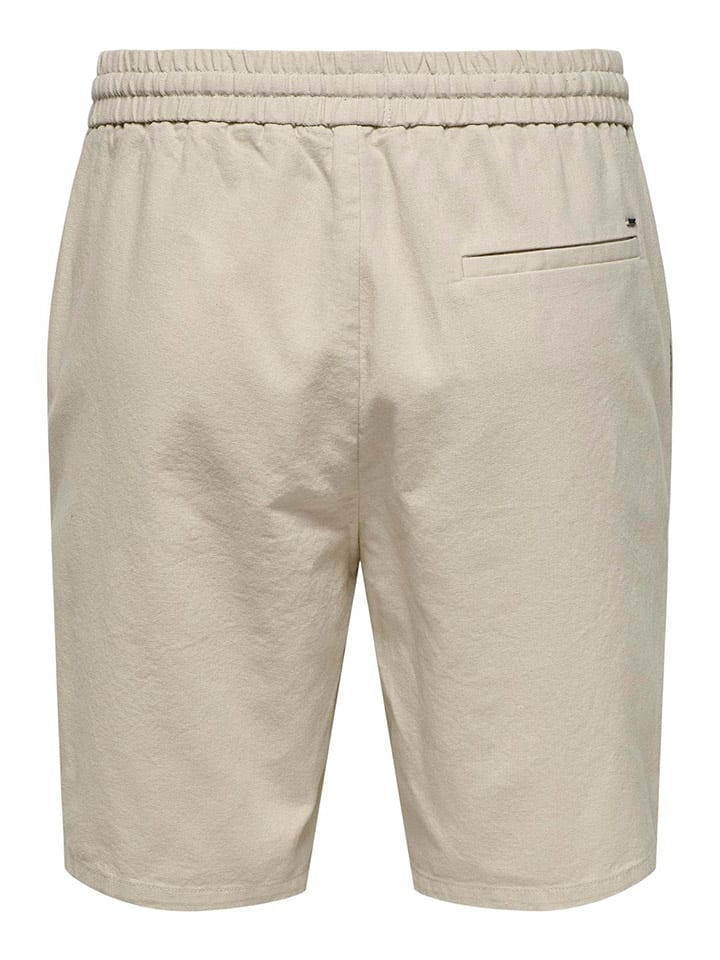 ONLY & SONS Shorts in Beige günstig kaufen