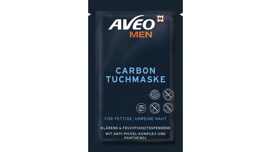 AVEO MEN Carbon Tuchmaske