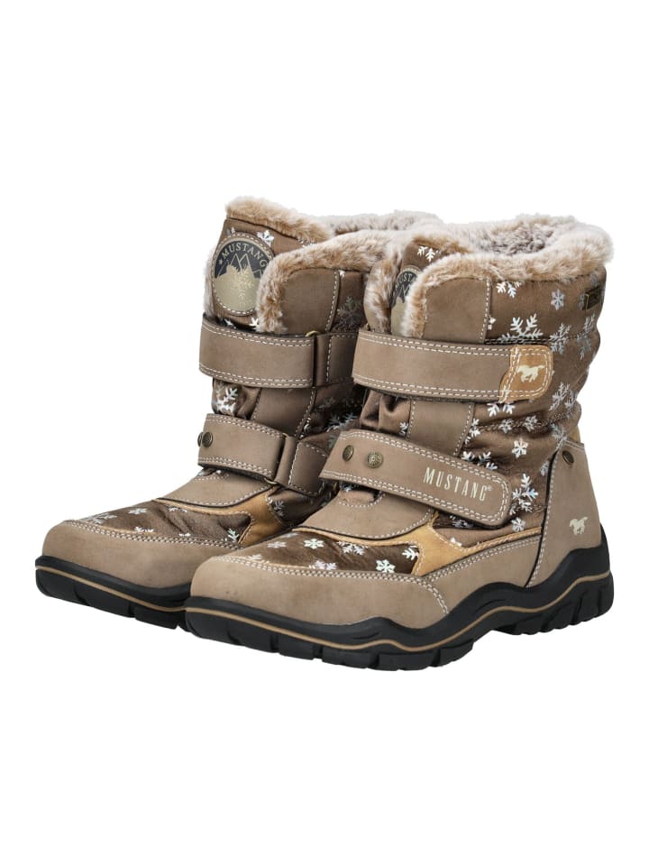 Mustang Stiefelette in Taupe günstig kaufen