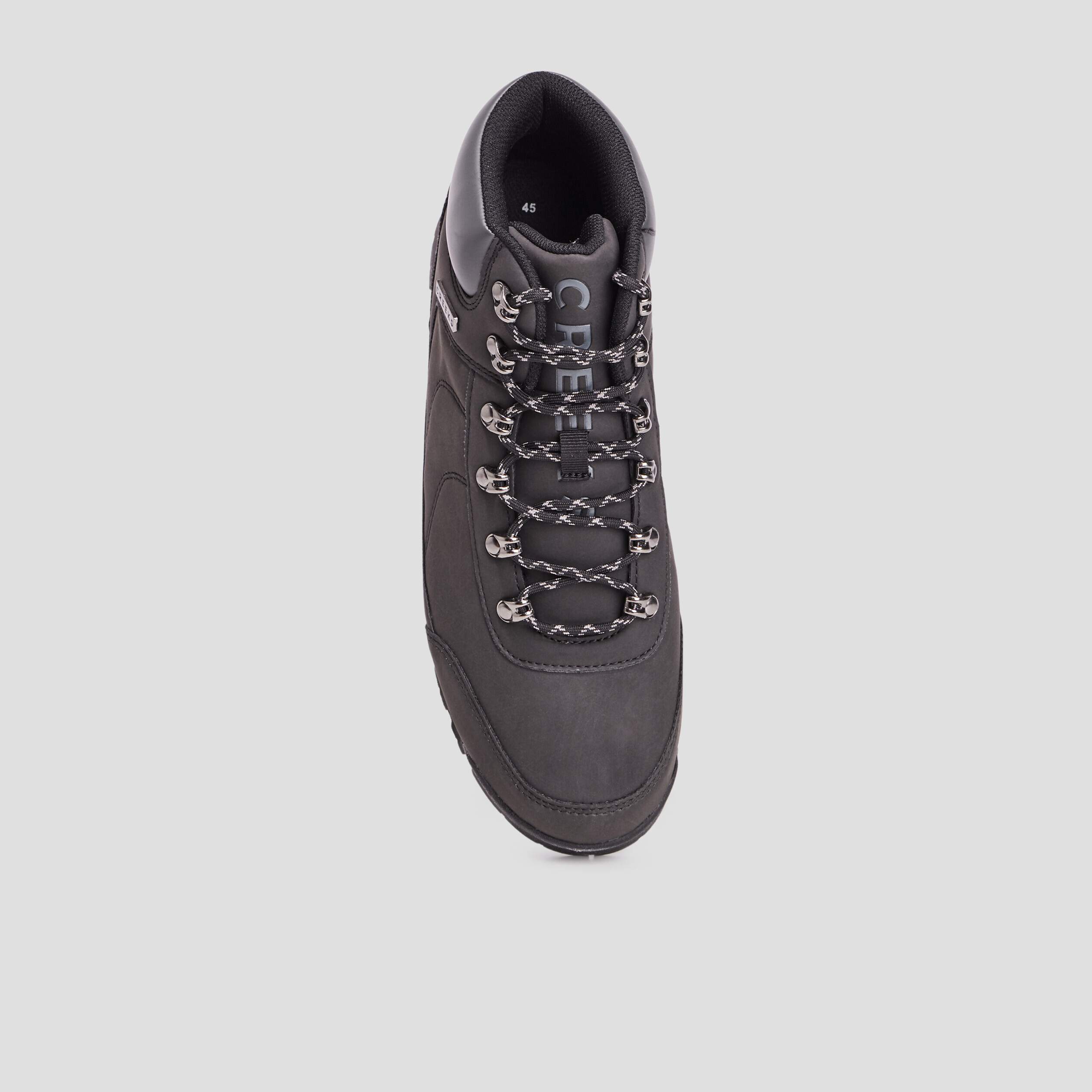 Bottines lacées Creeks noir homme | La Halle