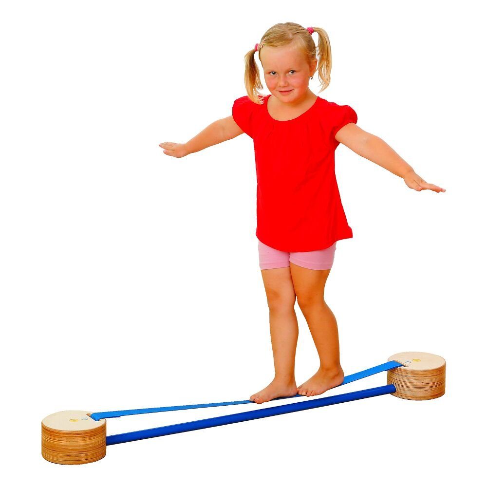 Erzi® Slackline Slackspot Basic, Hohe Sicherheit durch geringe Balancierhöhe (10 cm)