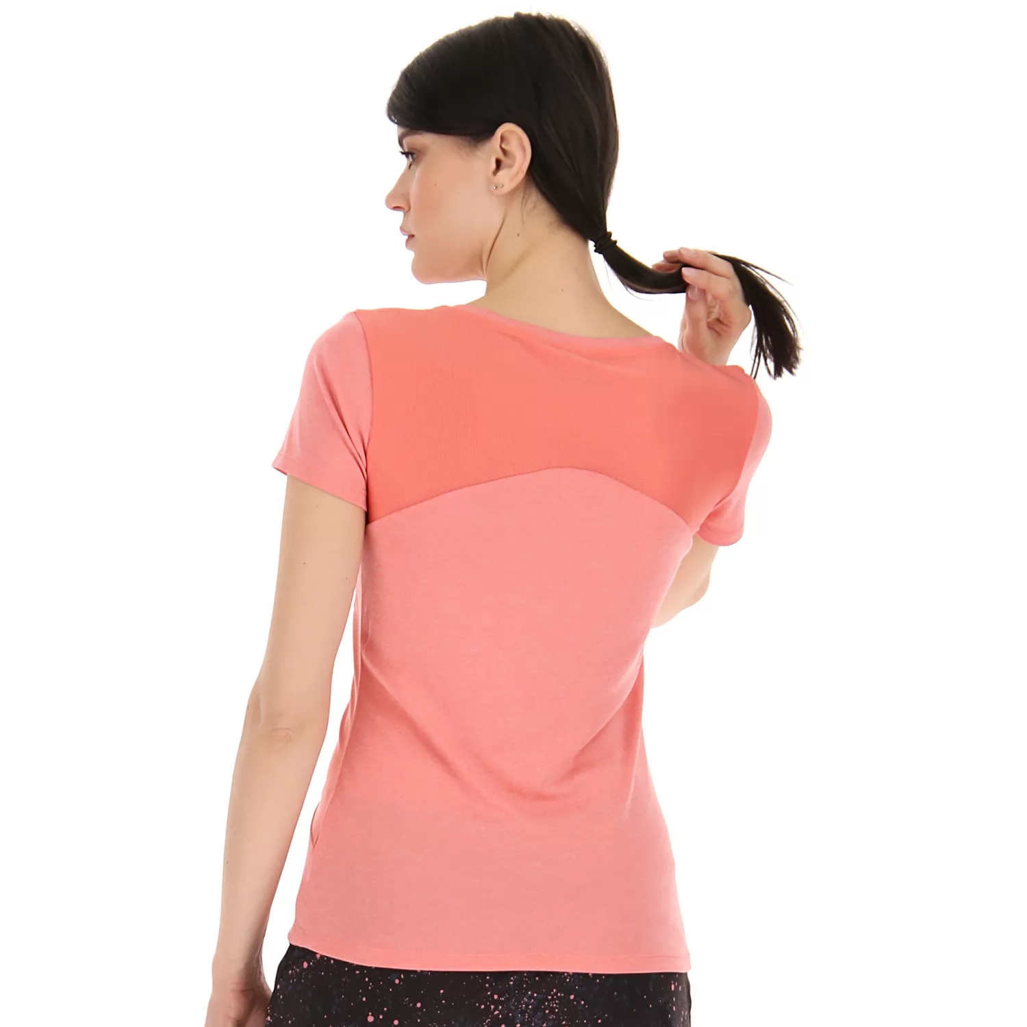 RUN FIT W TEE MEL TEA ROSE