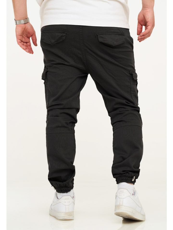 SOULSTAR Cargohose - MPQUITO Jogger-Hose Jeanshose Stoffhose in Schwarz günstig kaufen
