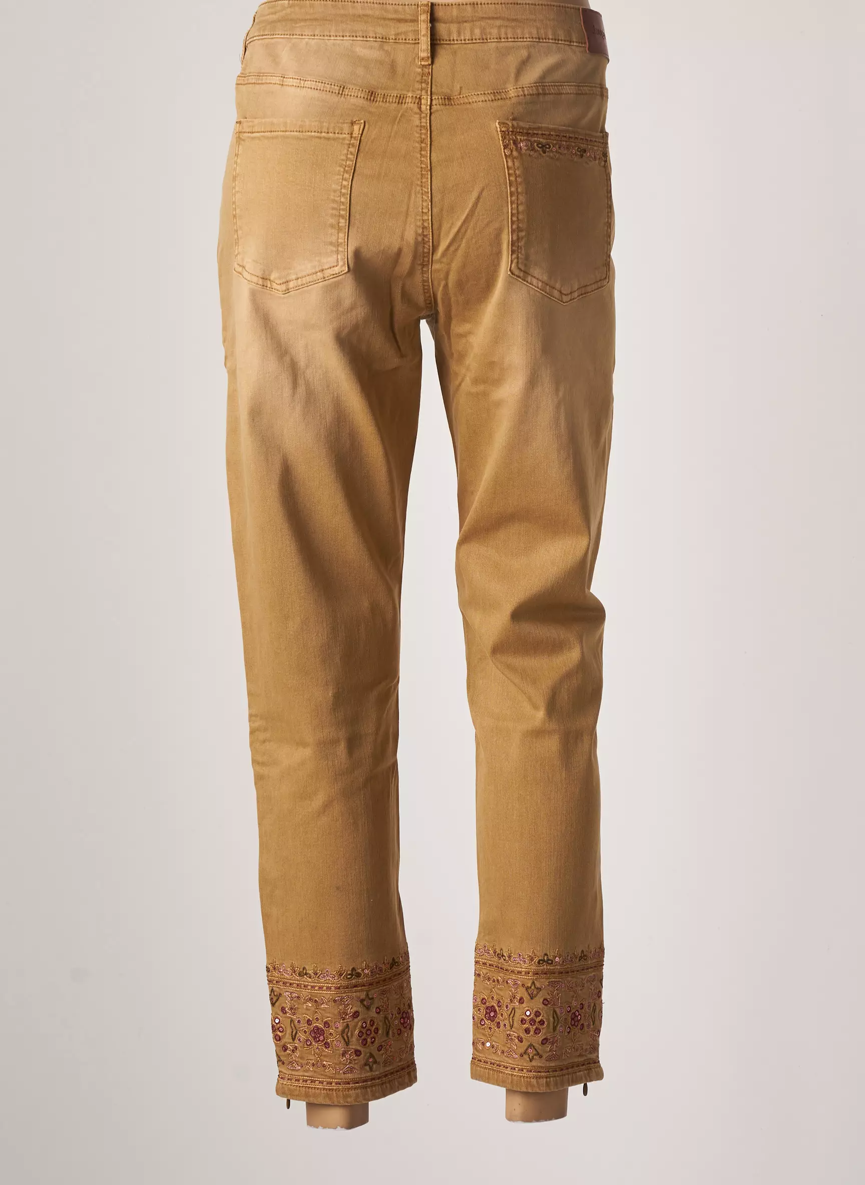 Desigual Pantalon7 8 Femme couleur beige