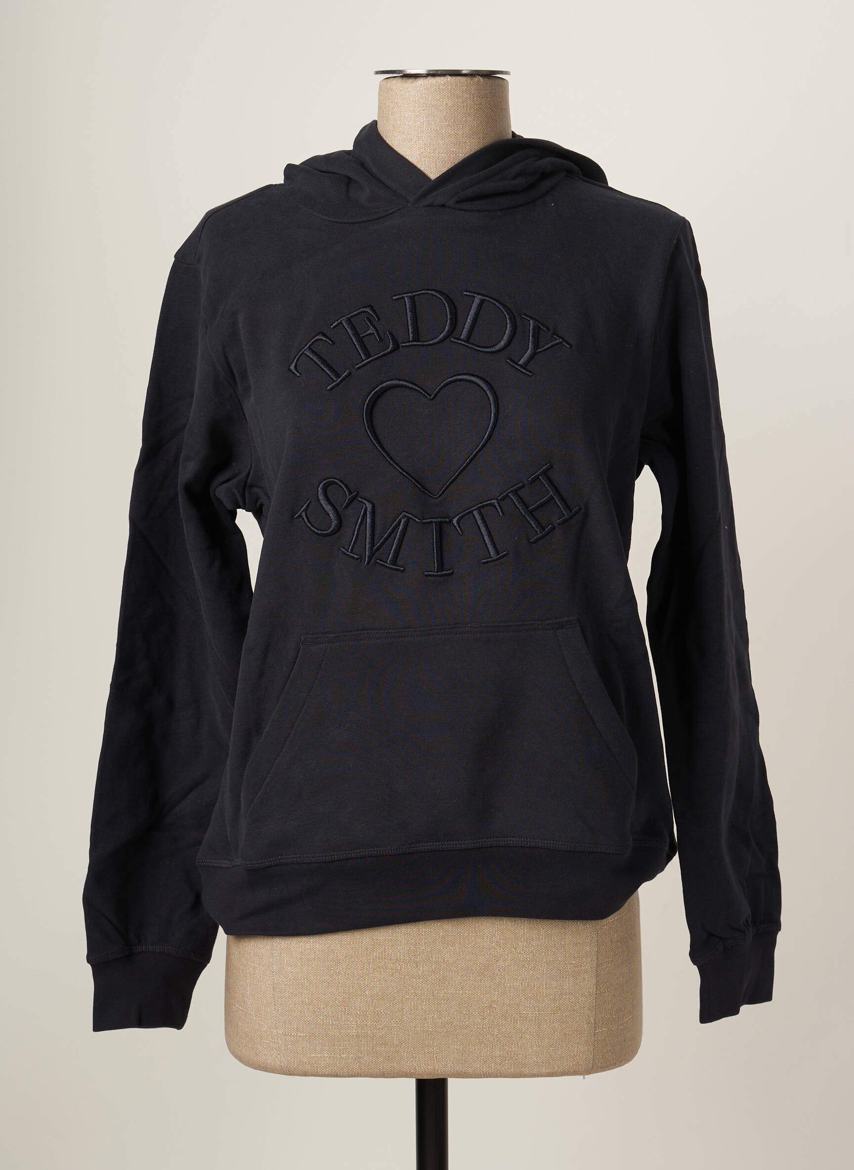 Teddy Smith Sweat Capuche Fille couleur noir