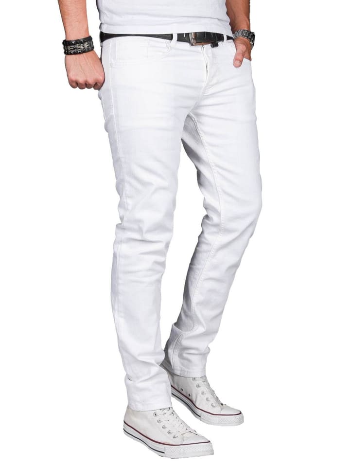 Alessandro Salvarini Jeans Salvarini-Basic-Multi in Weiß günstig kaufen