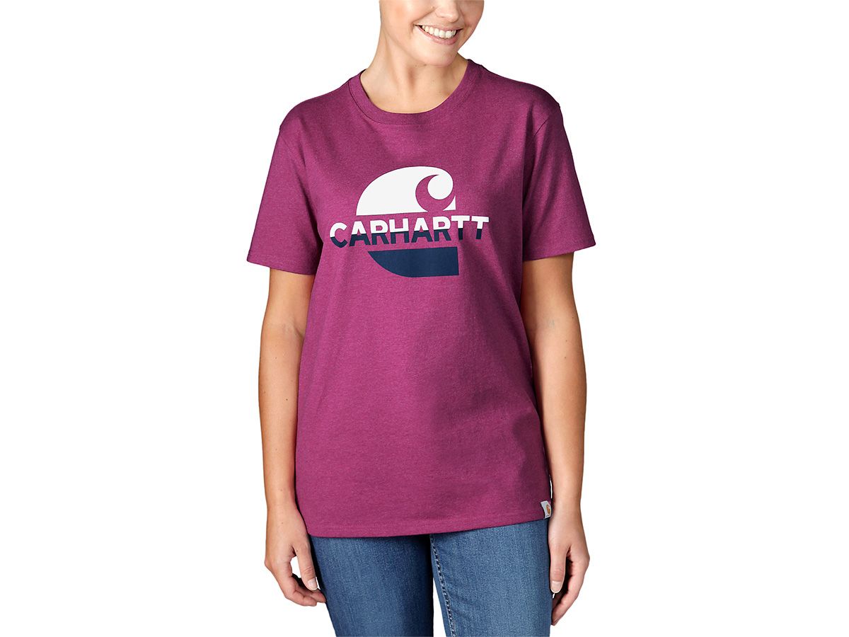 Carhartt TK5738 Magenta Agate Heather Damen T-Shirt