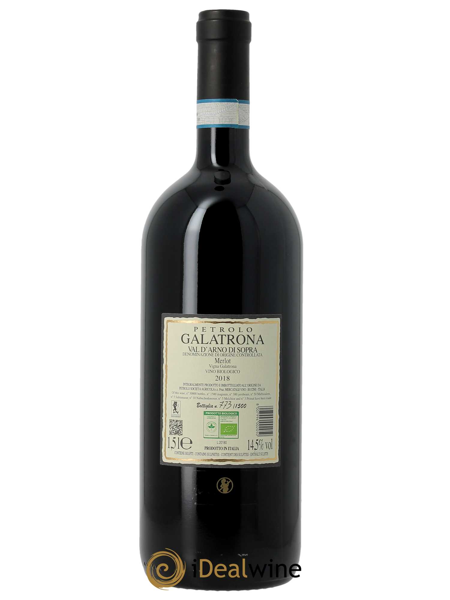 Toscane IGT Petrolo Galatrona  2018 - Lot de 1 Magnum