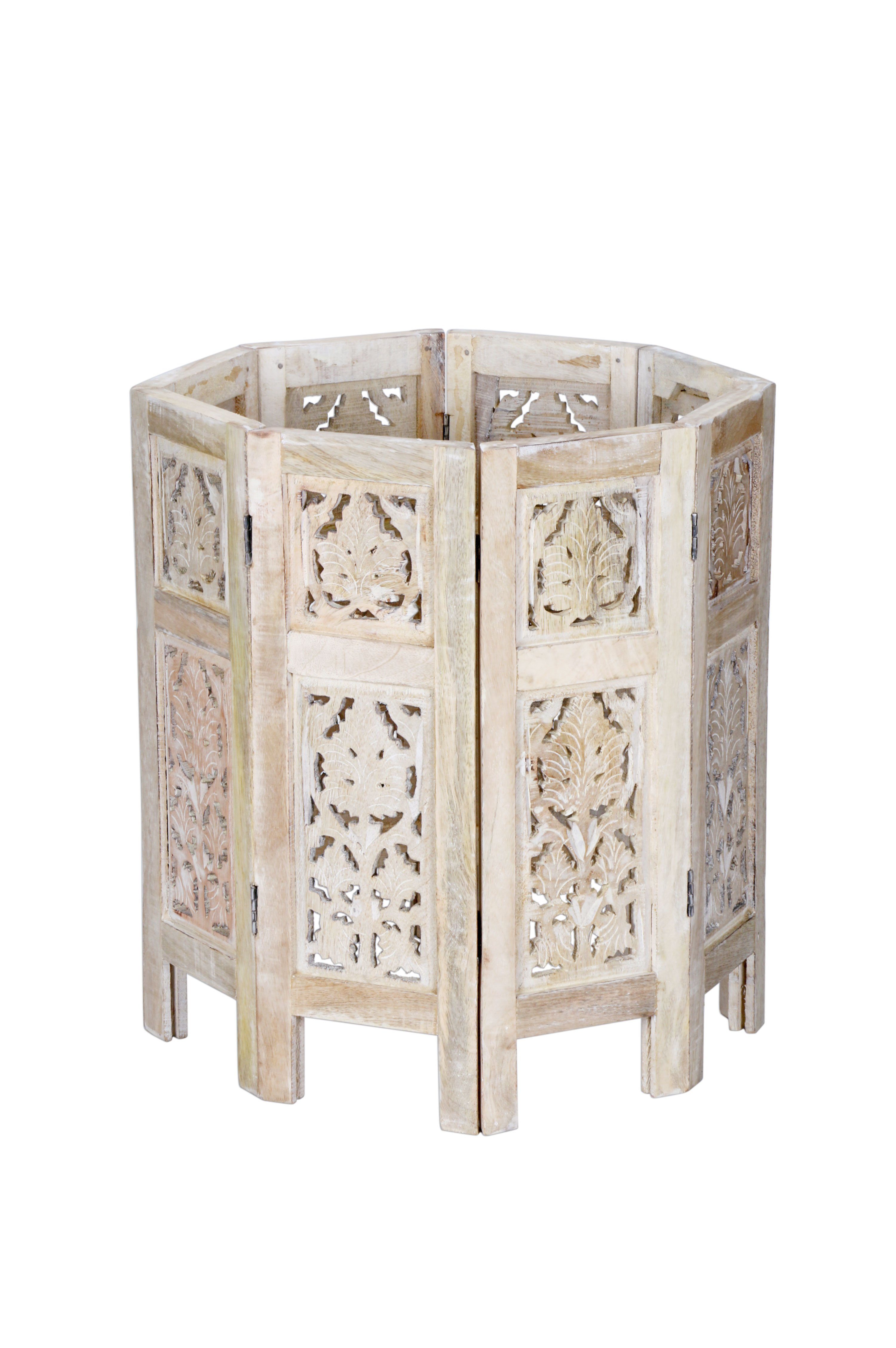 Marrakesch Orient & Mediterran Interior Beistelltisch Marokkanischer Beistelltisch Ashkar, Couchtisch, Klapptisch, Handarbeit