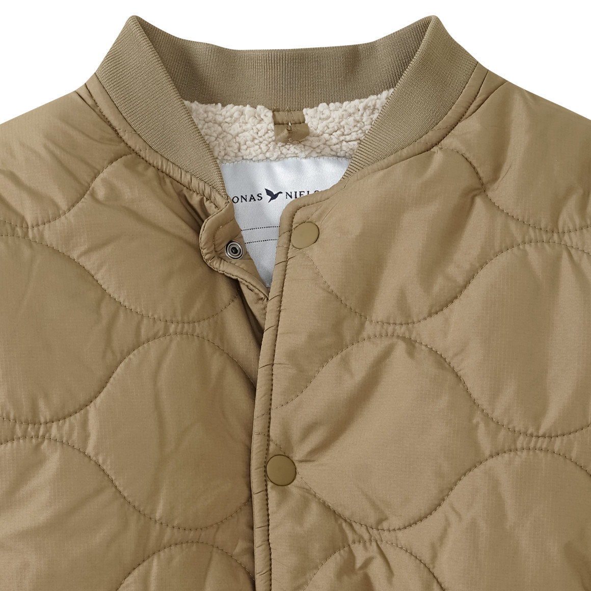 Jungen Bomberjacke mit Wellensteppung