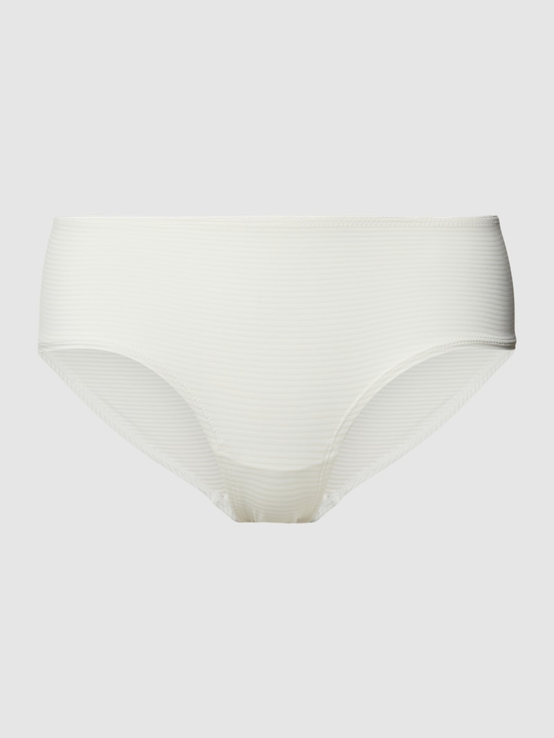 Pants mit Streifenmuster in weiß