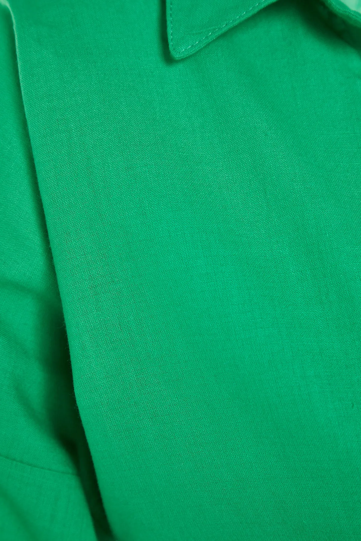 Trendyol Collection  Hellgrünes Mini-Strandkleid aus 100 % gewebter Baumwolle TBESS21EL3979