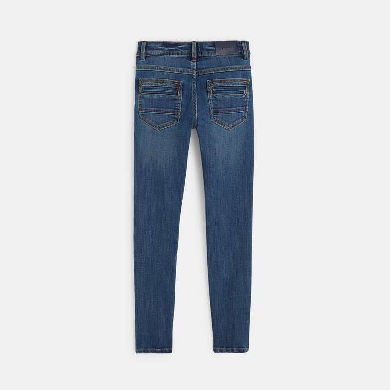 Jean bleu skinny ultra-résistant garçon