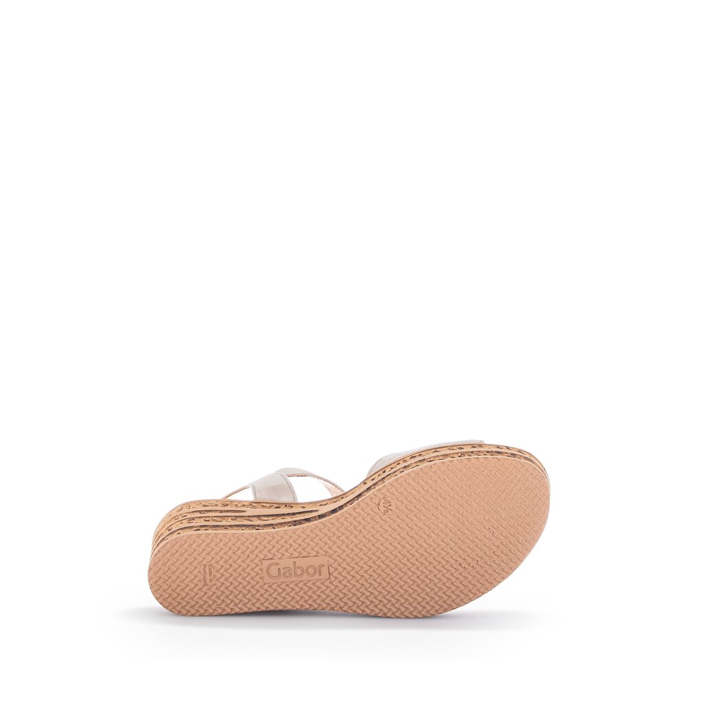 Gabor fashion Keilsandalette beige