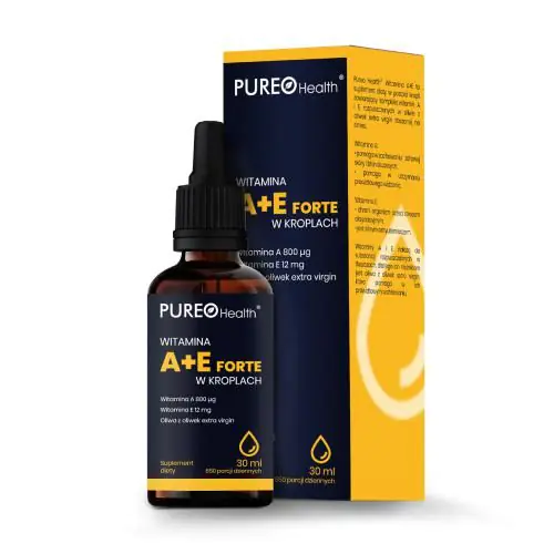 Pureo Health Vitamin A+E Forte, 800 mcg + 12 mg, Kapi